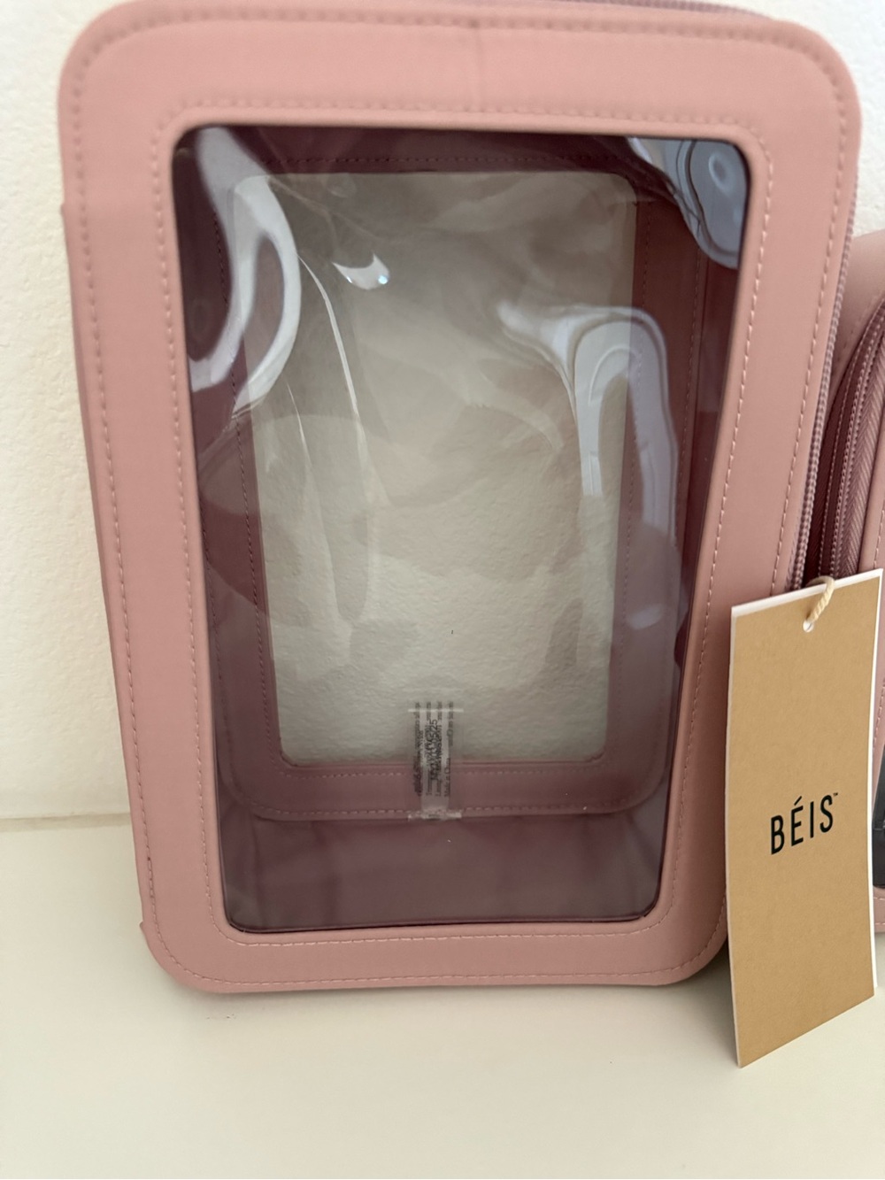 BEIS Pink Atlas In-Flight Cosmetic Cases - Picture 3 of 8